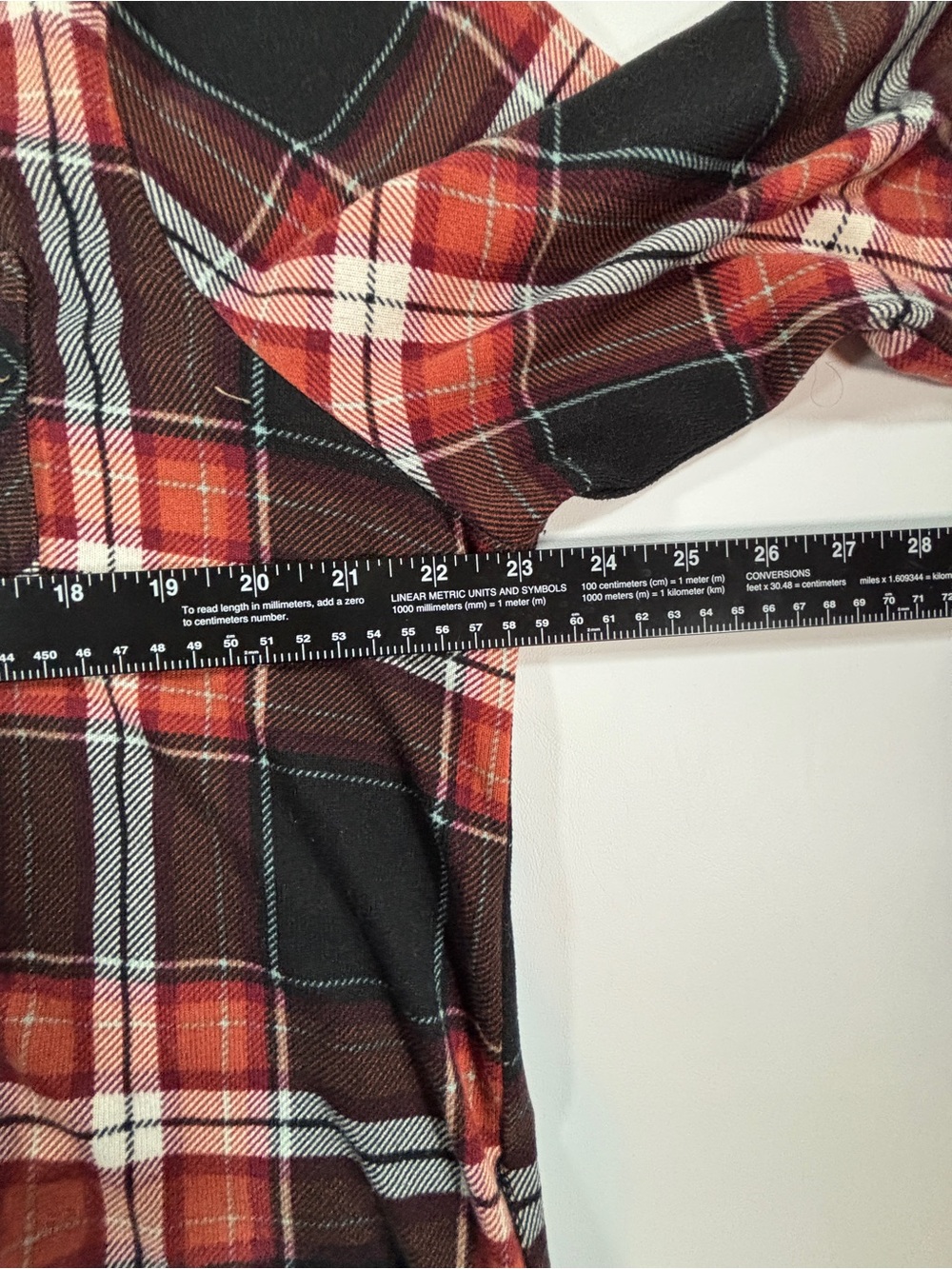 Eden & Olivia Soft Plaid Button Up Flannel Shirt Women’s XL Brown Buffalo Check - Picture 7 of 10